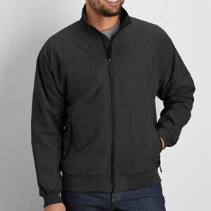 DULUTH TRADING COMPANY MEN'S NEGOTIATOR JACKET BOMBER CLASSIC NAVY BLUE sz M